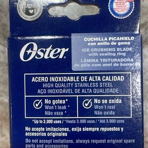 Oster blender jar ice crushing blade plus 4 blender jar seals